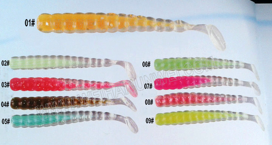중국 새로운 디자인 3g /7.5cm 인위적인 부드러운 낚시 먹이 협력 업체