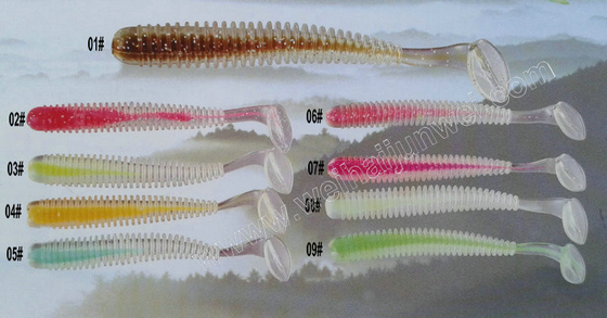 중국 새로운 디자인 3.6g / 9.0cm 인공 소프트 낚시 미끼 협력 업체