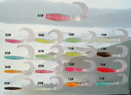 중국 새로운 디자인 최고의 판매 3g / 6.5cm 인공 소프트 낚시 미끼 협력 업체