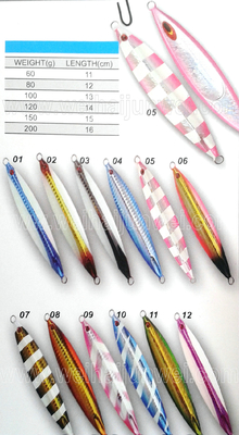 중국 새로운 디자인 최고 판매 납 금속 지그 낚시 루어 60g~200g 협력 업체