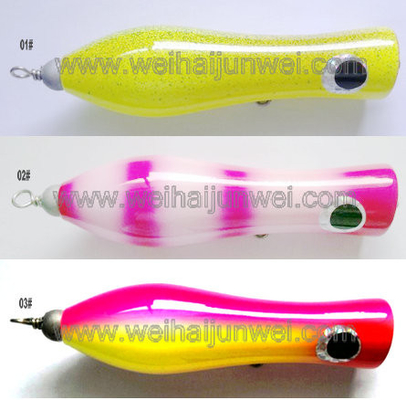 최고 판매 55g 12cm 나무 미끼 하드 미끼 트롤링 낚시 루어 협력 업체