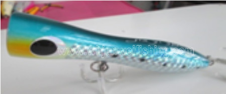 12cm/7g 18cm/105g 24cm/140g 고품질 수제 나무 포퍼 낚시 하드 루어 / 포퍼 낚시 미끼 / 트롤링 루어 협력 업체
