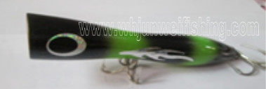 12cm/7g 18cm/105g 24cm/140g 고품질 수제 나무 포퍼 낚시 하드 루어 / 포퍼 낚시 미끼 / 트롤링 루어 협력 업체