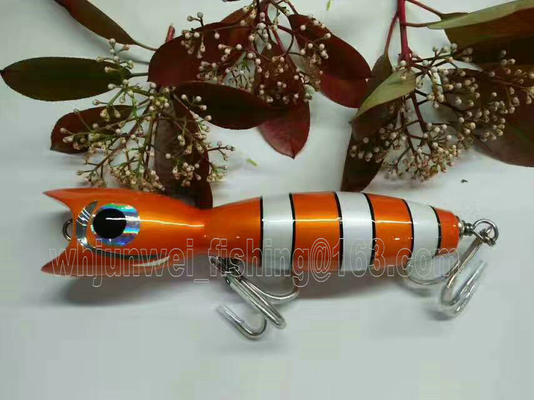 새로운 20cm/110g 최고 판매 나무 포퍼 낚시 하드 루어 포퍼 미끼/바닷물/트롤링 루어 협력 업체