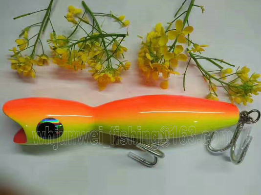 새로운 20cm/110g 최고 판매 나무 포퍼 낚시 하드 루어 포퍼 미끼/바닷물/트롤링 루어 협력 업체