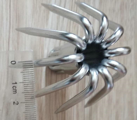 새 스테인리스 스틸 4.0mm 5바 압력 오징어 지그 우산 훅 협력 업체