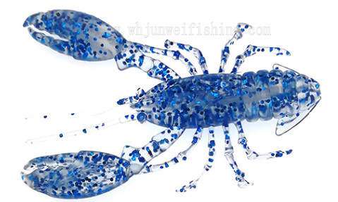 최고 판매 9.5cm 12.6g 발광 기능 다색 스내퍼 소프트 PVC 낚시 새우 루어 협력 업체